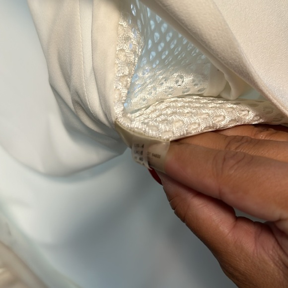 Elie tahari blazer with mesh panel - Picture 5 of 6